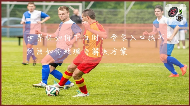 世界杯如何下注时，登录入口找不到该如何处理与解决方案